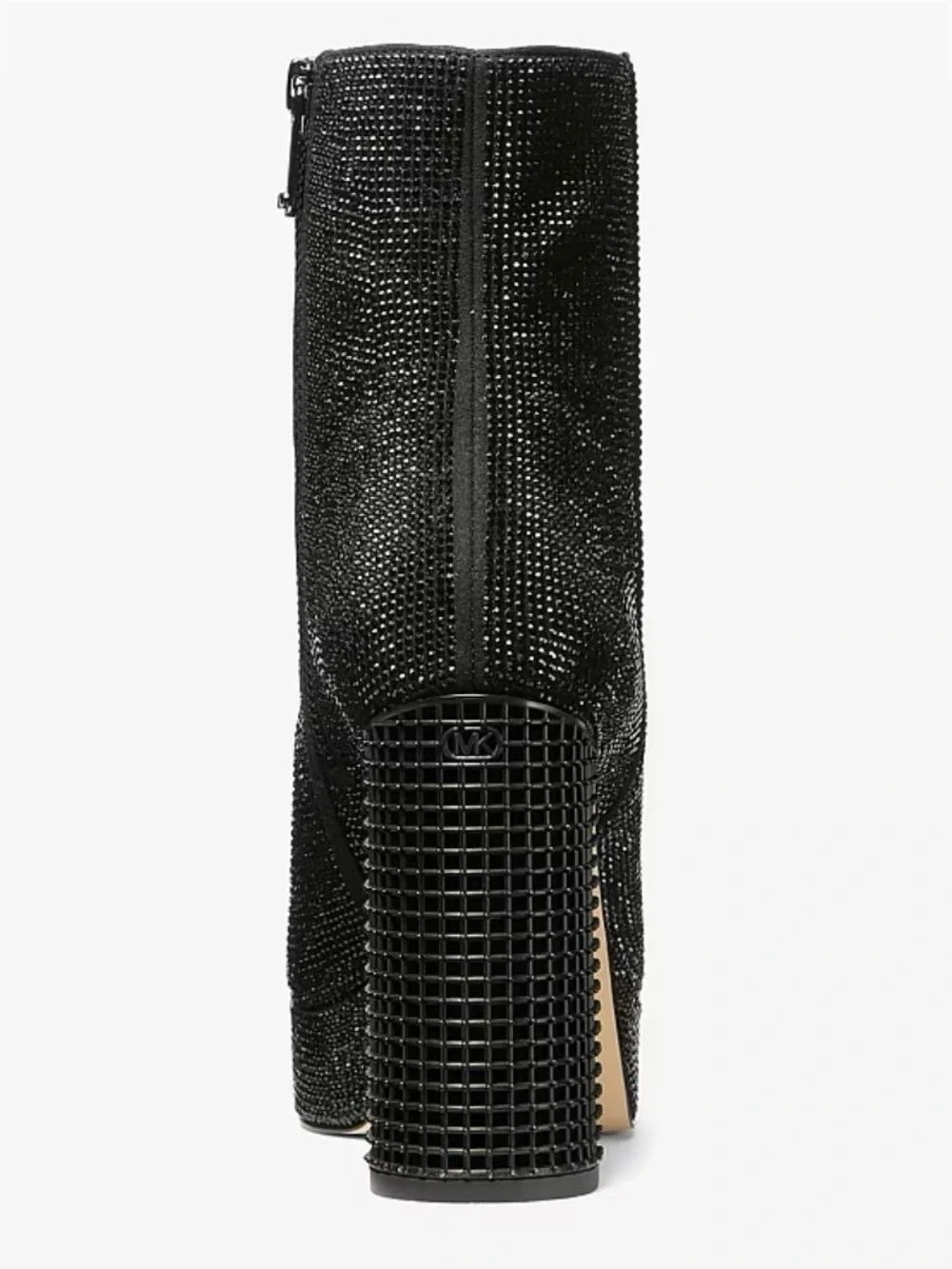 Michael Kors Maxine Black Rhinestone Platform Ankle Boots
